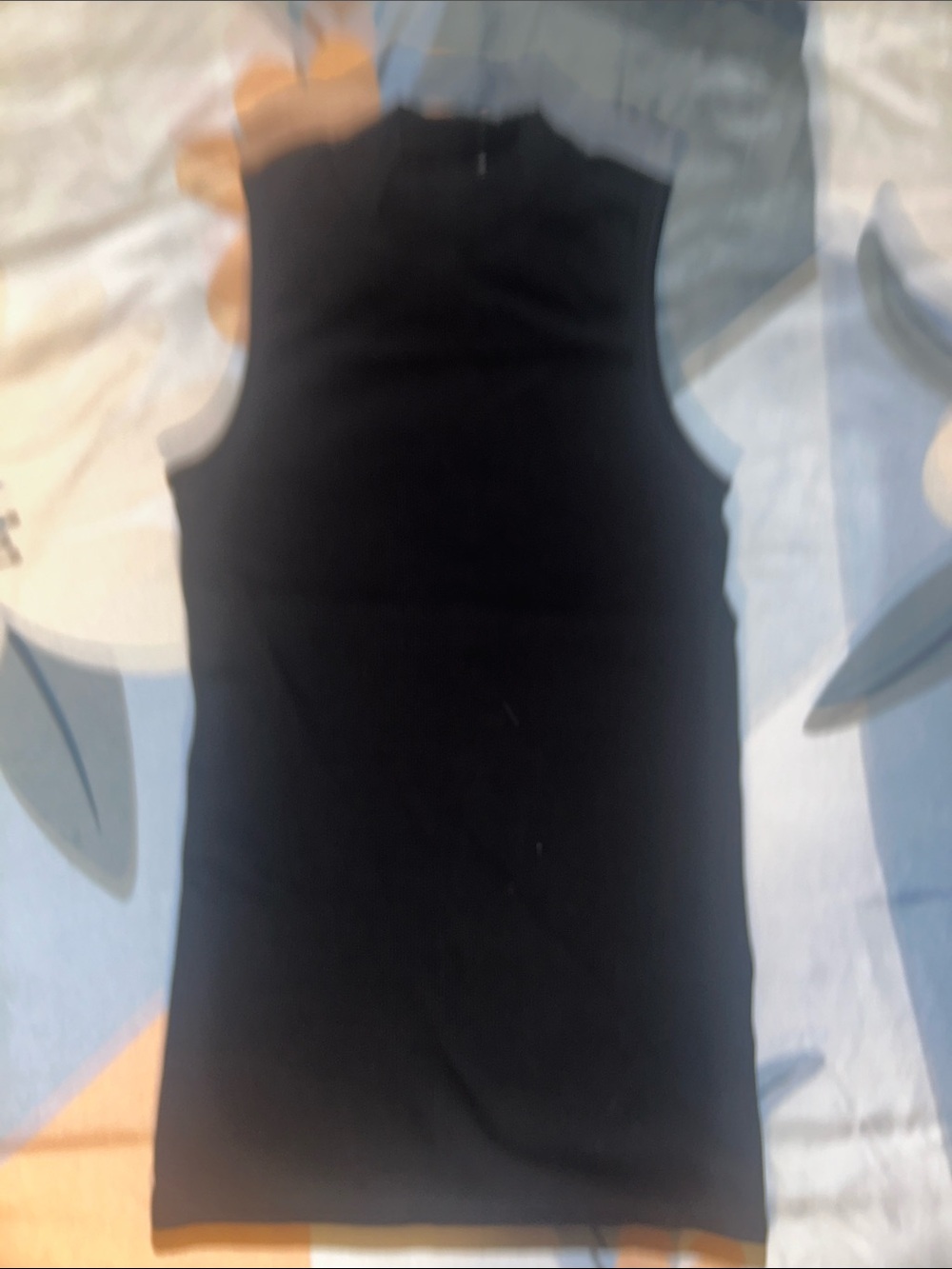 Classic Black Sleeveless top Unbranded